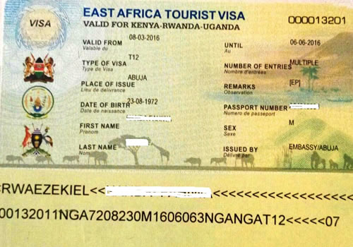 East African visa