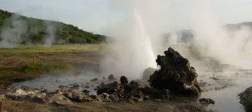 Hot springs in Rwanda