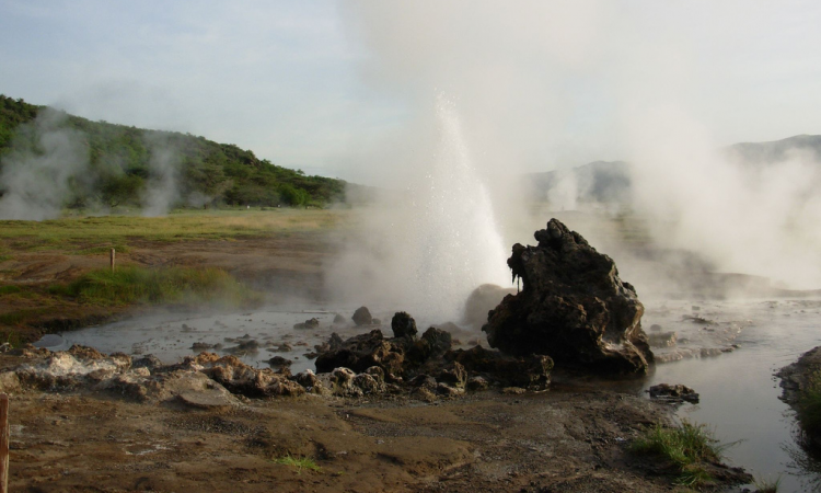 Hot springs in Rwanda