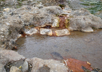 Hot springs in Rwanda