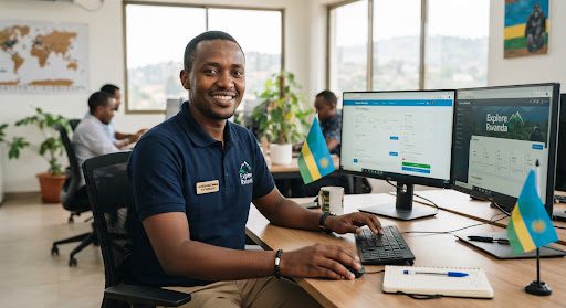 Portrait of Lazaro Hakizimana, Permits & Flight Logistics