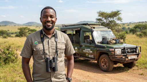 Portrait of Theo, Wildlife & Culture guide at Explore Rwanda Tours